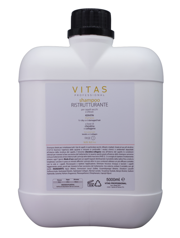 Shampoo Ristrutturante VITAORGANICA 5000ml